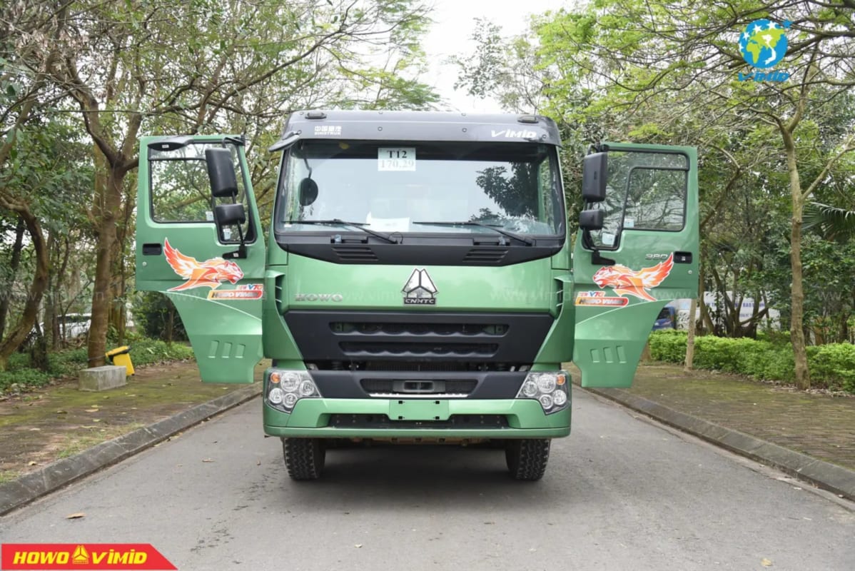 XE BEN V7G 8X4 THÙNG VUÔNG - BẢN NÂNG CẤP 2022