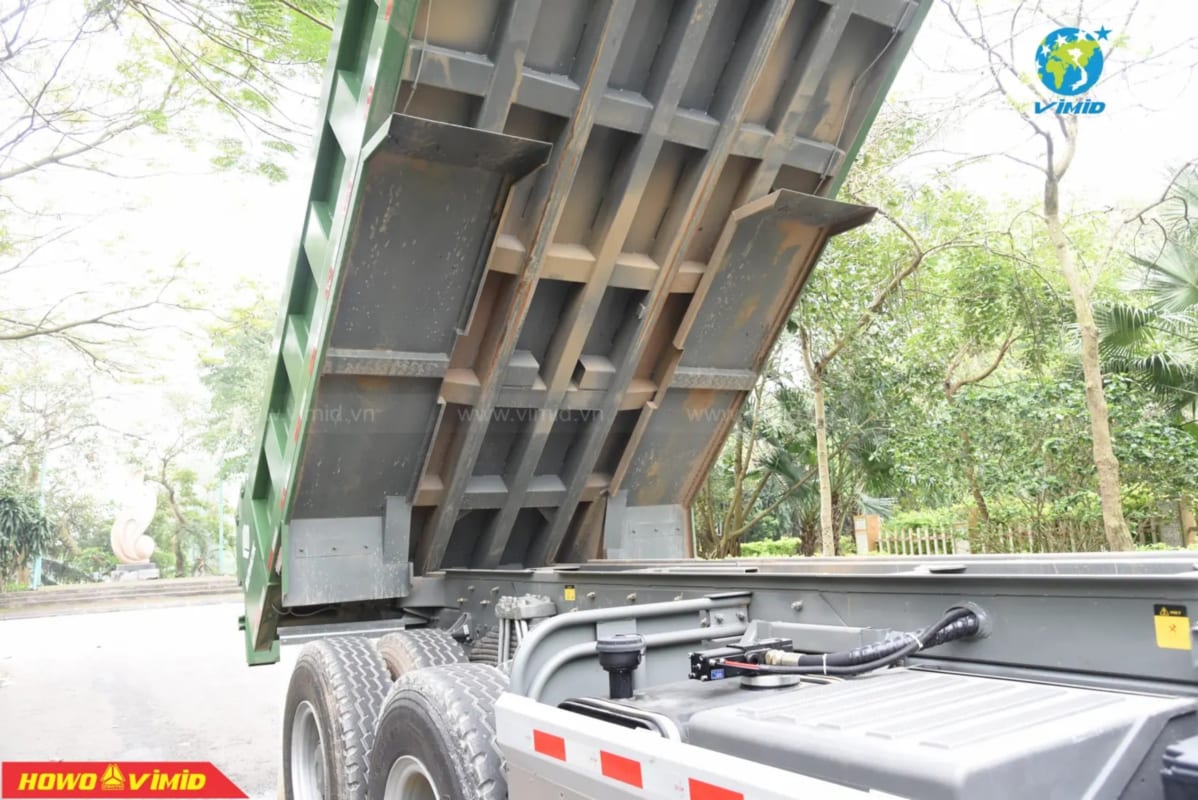 XE BEN V7G 8X4 THÙNG VUÔNG - BẢN NÂNG CẤP 2022