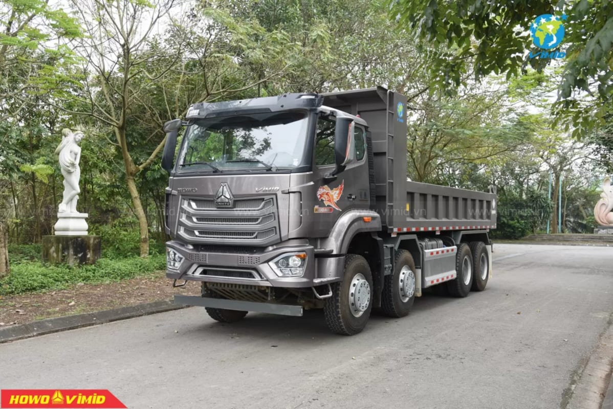 xe ben NX400 8X4 thùng vuông