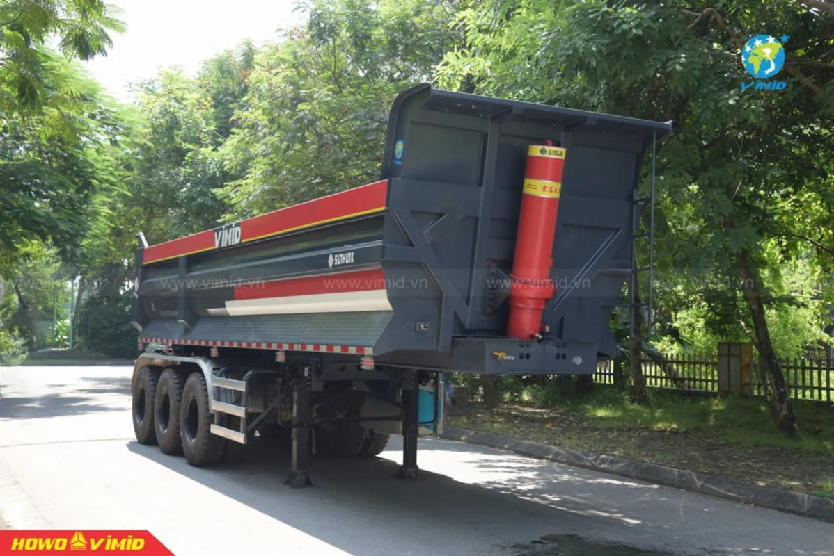 Sơ Mi Rơ Moóc (SMRM) Ben SUNHUNK Thùng Đúc